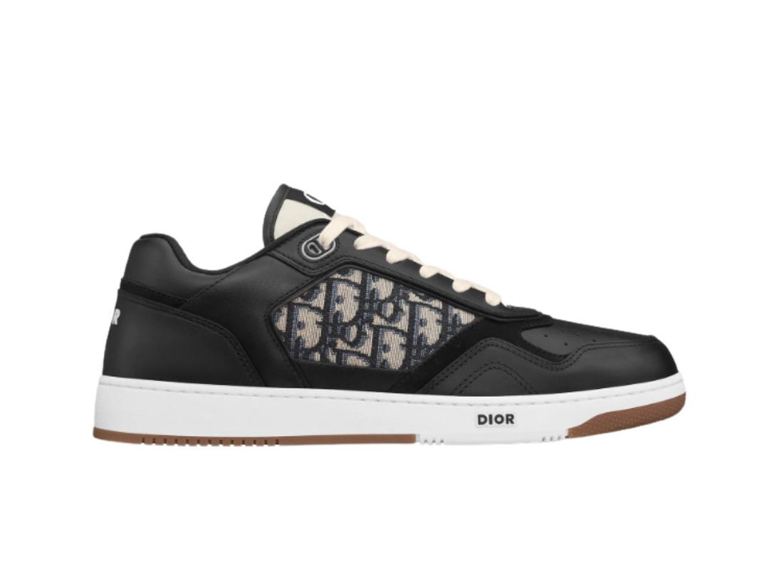 Dior Dior B27 Low-Top Sneaker Beige and Black Oblique Jacquard Black