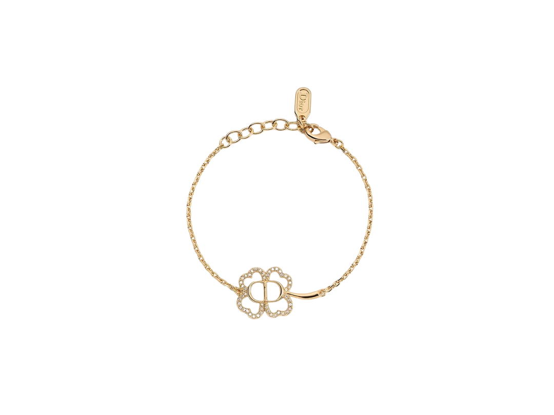 Dior Dior CD Shiny Clover Bracelet Gold-Finish