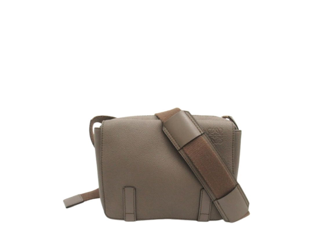 Loewe Loewe Military Messenger Shoulder Bag Grey