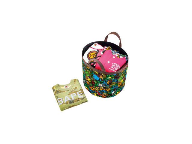 Bape Bape KIDS(R) Milo Island Pattern Storage Bag Multicolor - view 3