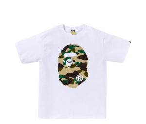 Buy Bape 1st Camo Big Ape Head Tee White at Sasom – Authentic and Ready to Ship