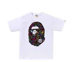 Buy Bape Ape Head T-shirt White at Sasom – Authentic and Ready to Ship