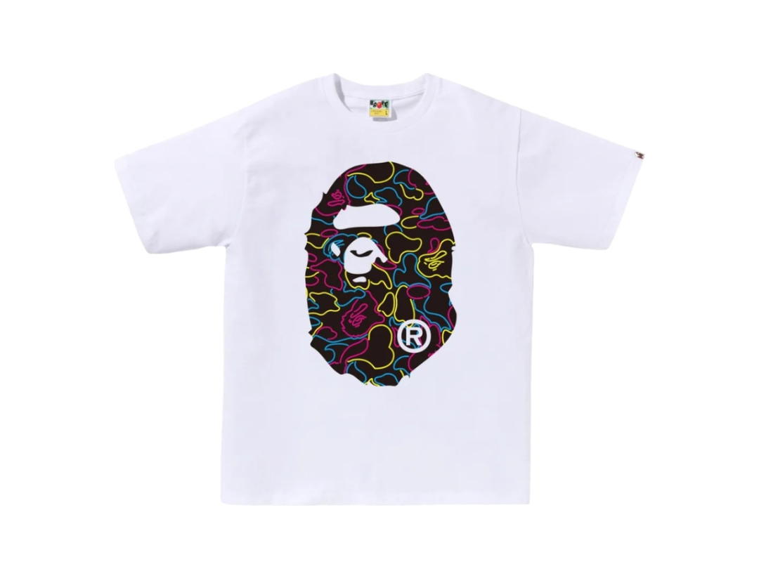Bape Bape Ape Head T-shirt White