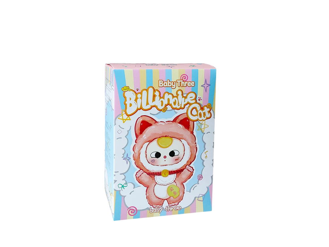 Baby Three Baby Three Billionaire Cat Series Plush Blind Box Single Box