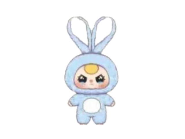 Baby Three (เช็คการ์ด) Baby Three Blue Macaron Rabbit Series Plush Blind Box - view 1