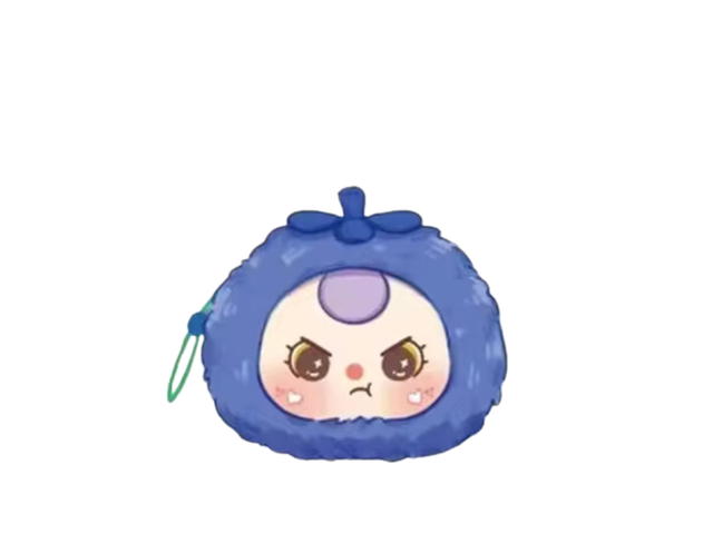 Baby Three (เช็คการ์ด) Baby Three Blueberry (Fruit Series Plush Dolls V4) - view 1