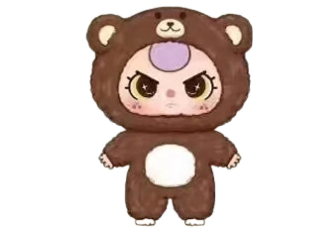 Baby Three (เช็คการ์ด) Baby Three Brown Bear (1000% Big Plush Doll Series Blind Box)