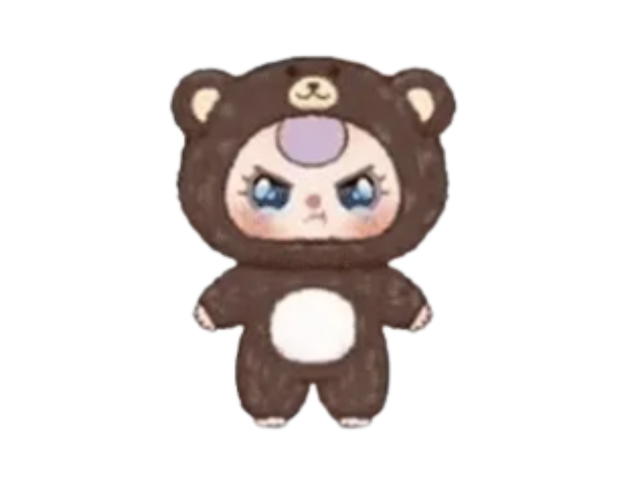 Baby Three (เช็คการ์ด) Baby Three Brown Bear (Big Baby Plush Animal Series 400%) - view 1