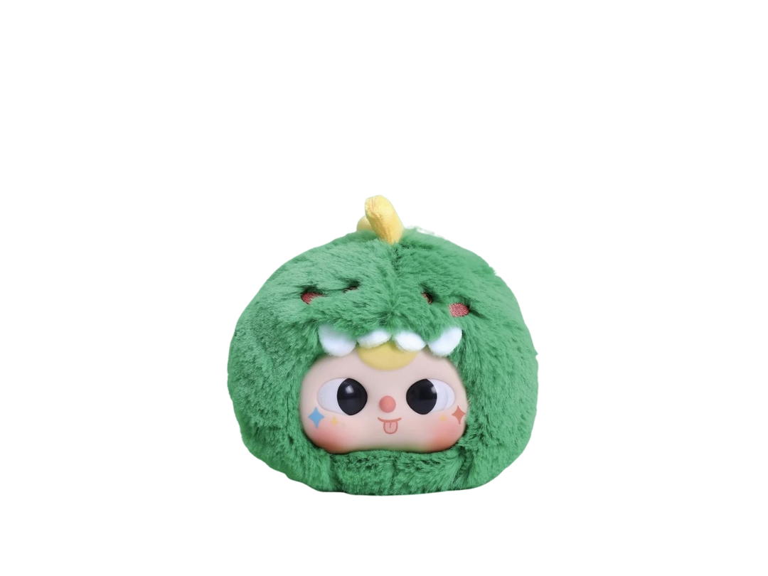 Baby Three (เช็คการ์ด) Baby Three Dinosaur (First-Generation Animal Party Series Plush Toy Doll)