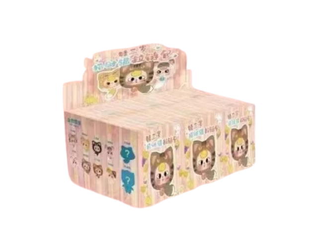 Baby Three Baby Three Fortune Cat Zipper Bag Series Plush Dolls Whole Set - view 1