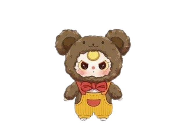 Baby Three (เช็คการ์ด) Baby Three Hidden Style (Third-Generation Animal Party Series Big Cute Plush Toy Doll) Secret - view 1