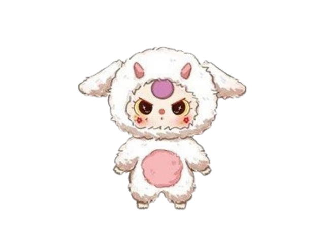 Baby Three (เช็คการ์ด) Baby Three Lamb (Third-Generation Animal Party Series Big Cute Plush Toy Doll) - view 1