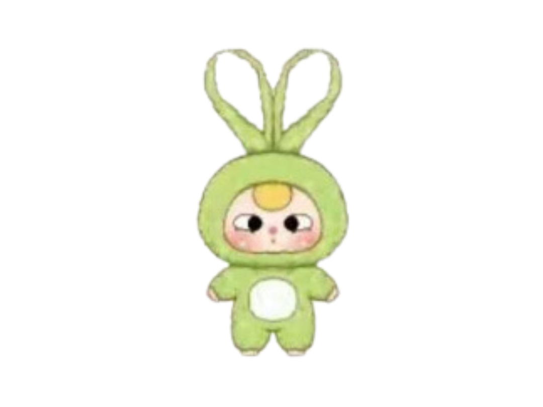 Baby Three (เช็คการ์ด) Baby Three Light Green Macaron Rabbit Series Plush Blind Box