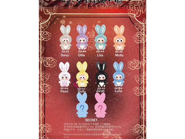 Baby Three Baby Three Lily Rabbit Little Town Series Plush Blind Box Whole Set - view 2