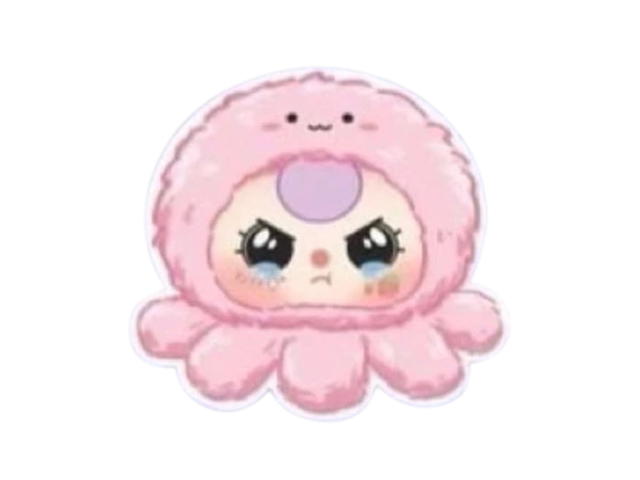 Baby Three (เช็คการ์ด) Baby Three Octopus (Romantic Ocean Series Plush Dolls) - view 1