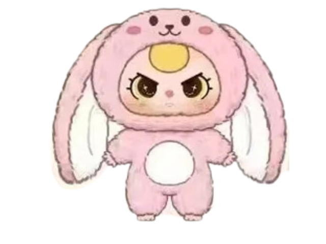 Baby Three (เช็คการ์ด) Baby Three Pink Rabbit (1000% Big Plush Doll Series Blind Box) - view 1