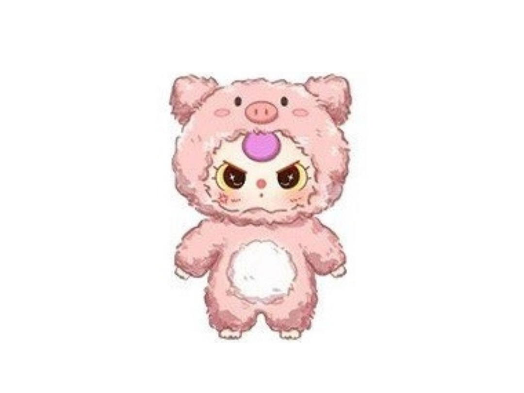 Baby Three (เช็คการ์ด) Baby Three Porker (Third-Generation Animal Party Series Big Cute Plush Toy Doll)