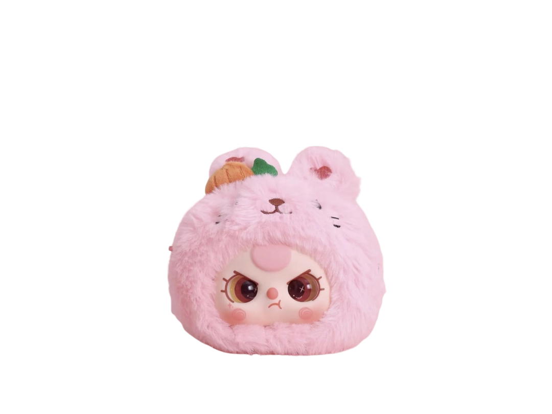 Baby Three (เช็คการ์ด) Baby Three Rabbit (First-Generation Animal Party Series Plush Toy Doll)