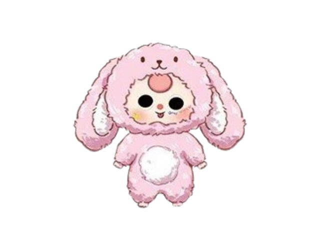Baby Three (เช็คการ์ด) Baby Three Rabbit (Third-Generation Animal Party Series Big Cute Plush Toy Doll) - view 1