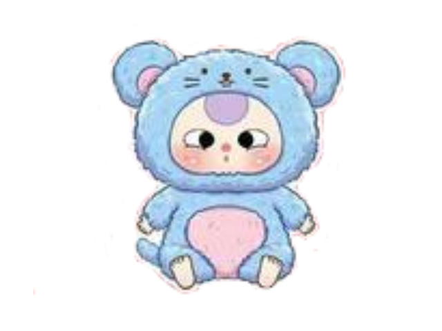 Baby Three Baby Three Rat (Chinese Zodiac Series Plush Blind Box) - view 1