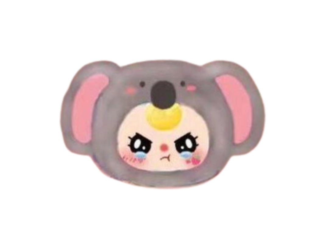 Baby Three (เช็คการ์ด) Baby Three Second-Generation Animal Party Series Plush Toy Doll Koala