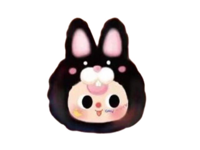 Baby Three (เช็คการ์ด) Baby Three Second-Generation Animal Party Series Plush Toy Doll Rabbit - view 1