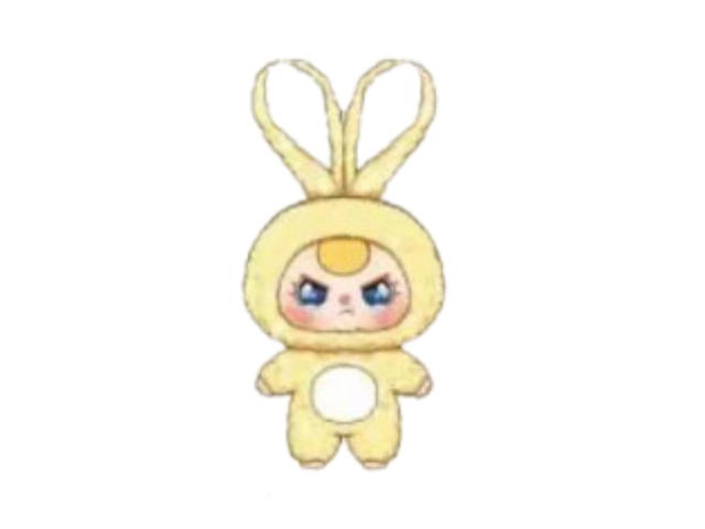 Baby Three (เช็คการ์ด) Baby Three Yellow Macaron Rabbit Series Plush Blind Box - view 1