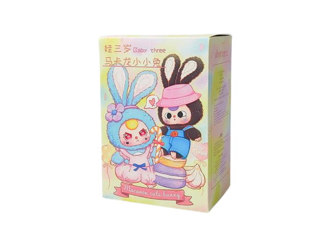 Baby Three (เช็คการ์ด) Baby Three Yellow Macaron Rabbit Series Plush Blind Box - view 2