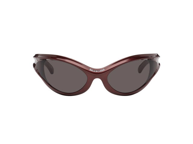 Balenciaga Balenciaga Dynamo Round Sunglasses Burgundy - view 1