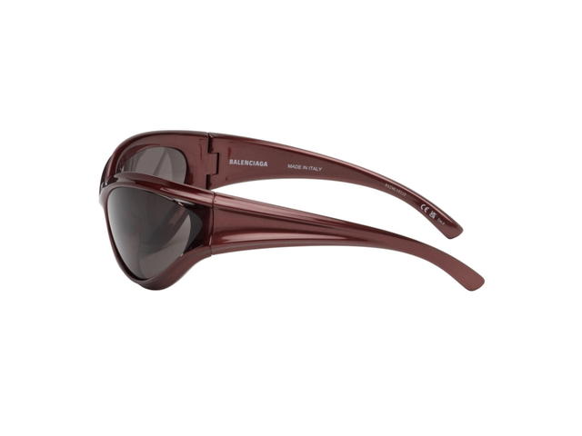 Balenciaga Balenciaga Dynamo Round Sunglasses Burgundy - view 2