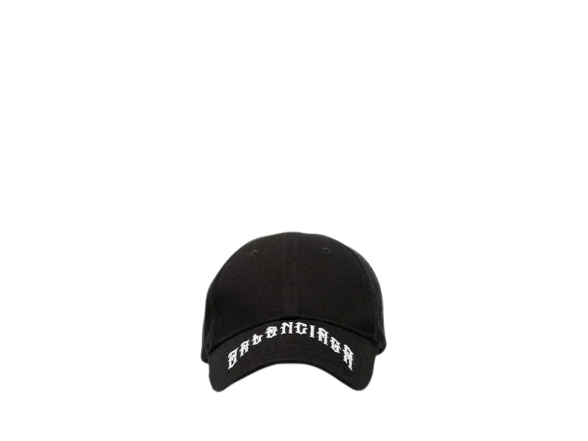 Balenciaga Tattoo Logo Cap Black Shop Authentic at SASOM