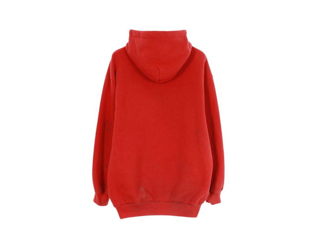 Balenciaga Balenciaga BB Crown Logo Hooded Sweatshirt Red - view 2
