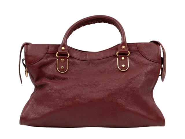 Balenciaga Balenciaga Classic City Bag Metallic Edge Burgundy - view 3