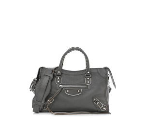 Buy Balenciaga Chevre Silver Metallic Edge Hardware S City Gris Acier at Sasom – Authentic and Ready to Ship
