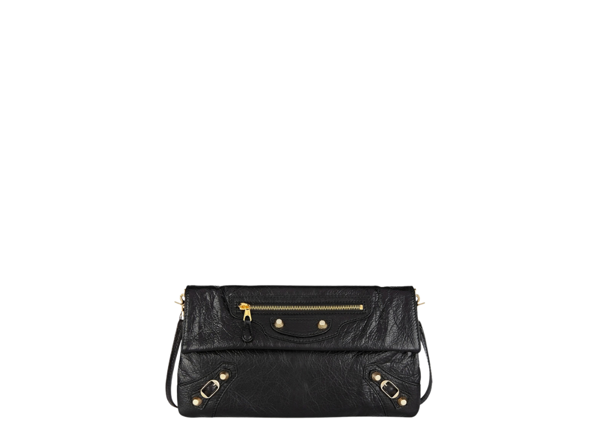 Balenciaga Balenciaga Envelope Clutch Bag Black
