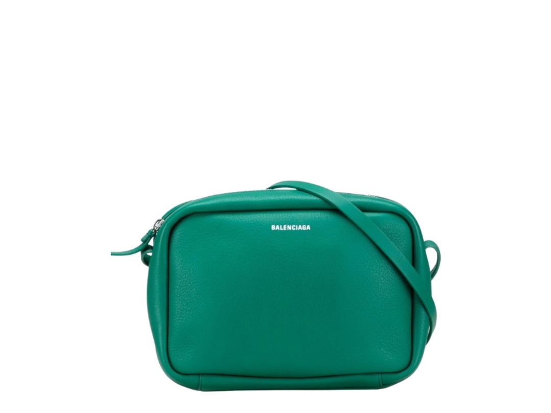 Balenciaga Balenciaga Logo Everyday Camera Bag Green