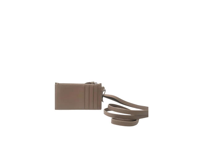 Balenciaga Balenciaga Neo Classic Card Wallet Lanyard Dark Mink - view 2