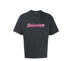 Buy Balenciaga Cotton T-shirt Black at Sasom – Authentic and Ready to Ship