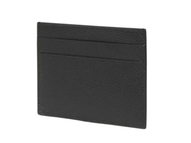 Balenciaga BALENCIAGA Logo Print Full Grain Leather Cardholder Men Black - view 2