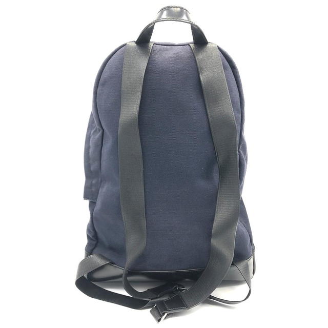Balenciaga BALENCIAGA 392007 Backpack-Bag Canvas x Leather Navy/Black - view 2