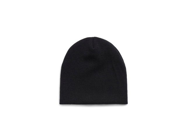 Balenciaga Balenciaga 3B Sports Icon Beanie In Black Stretch Rib Knit - view 2