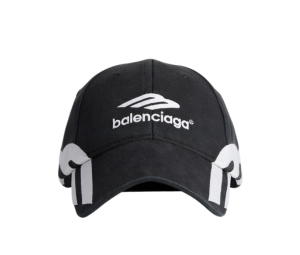Buy Balenciaga 3B Sports Icon Cap In Black-White Cotton Drill at Sasom – Authentic and Ready to Ship