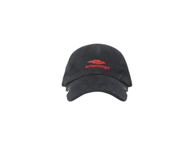 Balenciaga Balenciaga 3B Sports Icon Tracksuit Cap In Black Cotton - view 1