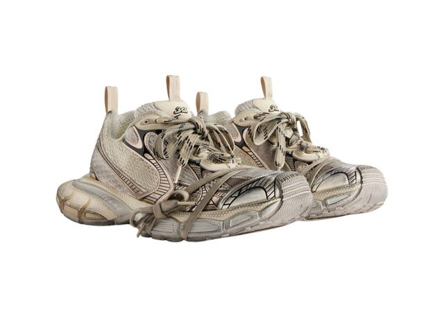 Balenciaga Balenciaga 3XL Sneaker In Beige Mesh And Polyurethane - view 3