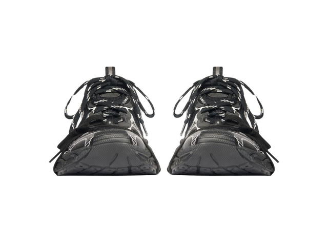 Balenciaga Balenciaga 3XL Sneaker In Black And White Mesh And Polyurethane - view 4
