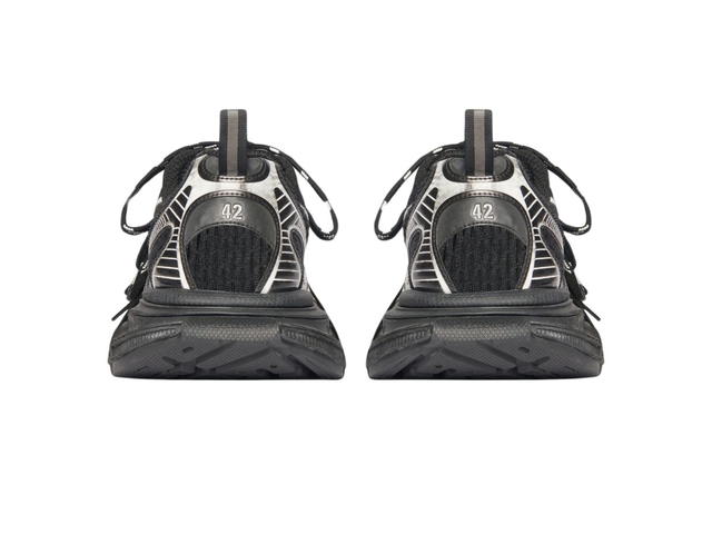 Balenciaga Balenciaga 3XL Sneaker In Black And White Mesh And Polyurethane - view 5