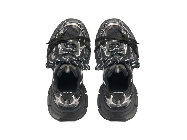 Balenciaga Balenciaga 3XL Sneaker In Black And White Mesh And Polyurethane - view 6