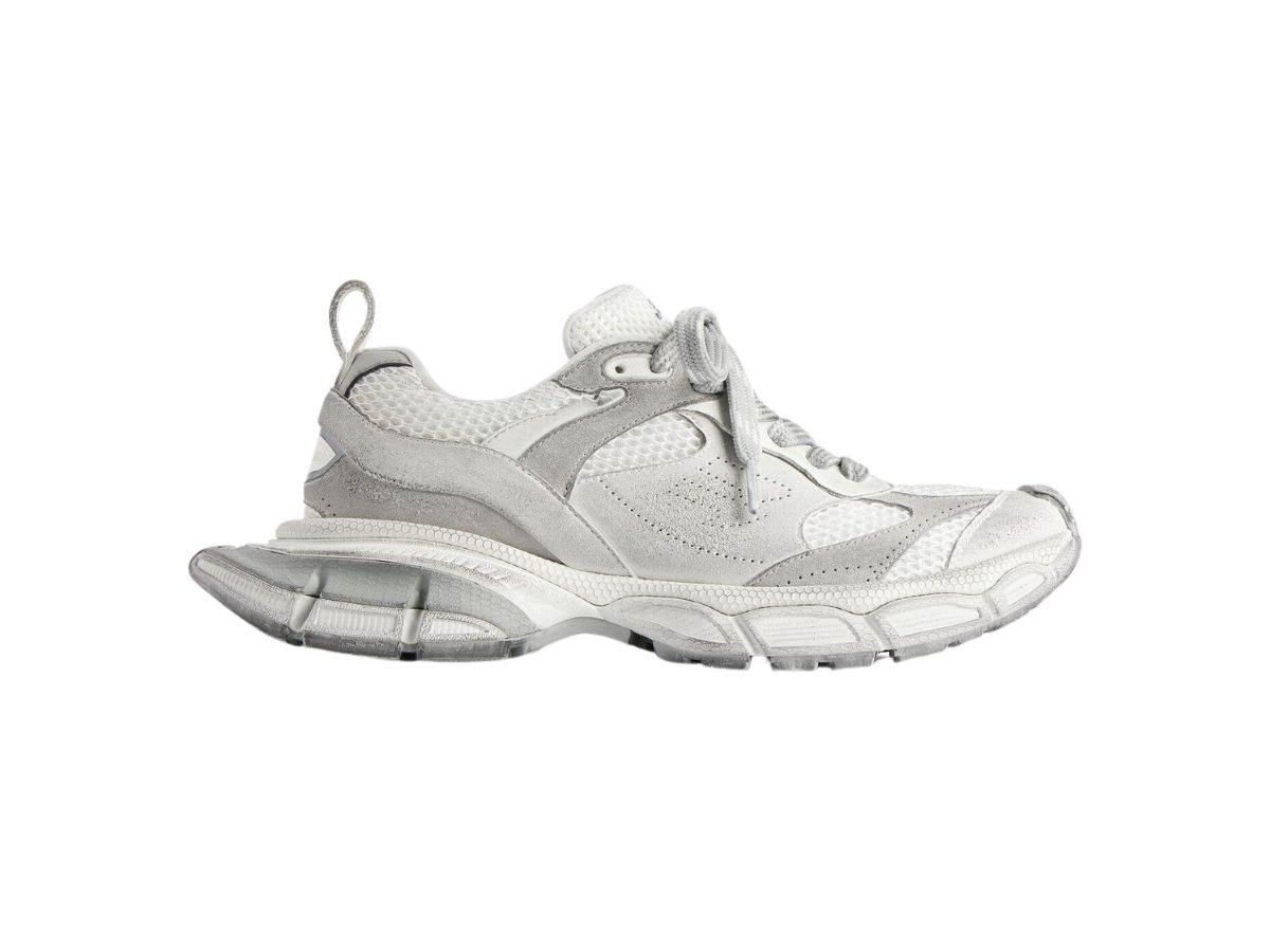 Balenciaga Balenciaga 3XL Sneaker In Light Grey Mesh And Suede-Like Fabric (W)