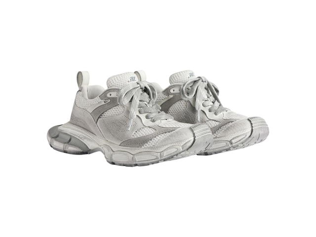 Balenciaga Balenciaga 3XL Sneaker In Light Grey Mesh And Suede-Like Fabric (W) - view 2