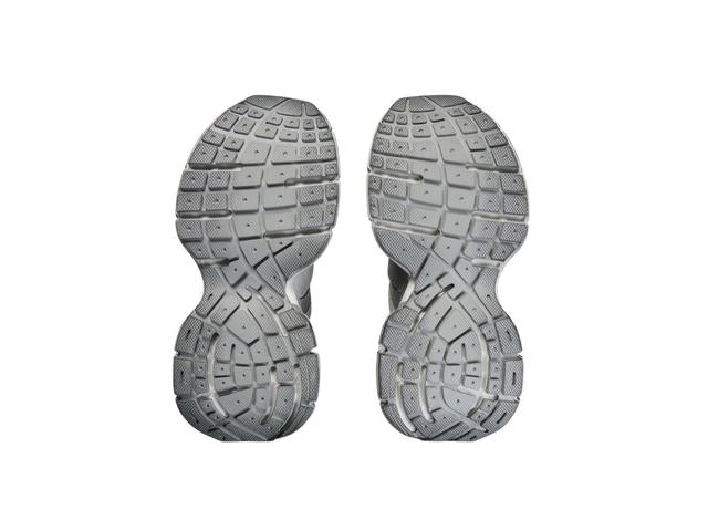 Balenciaga Balenciaga 3XL Sneaker In Light Grey Mesh And Suede-Like Fabric (W) - view 5
